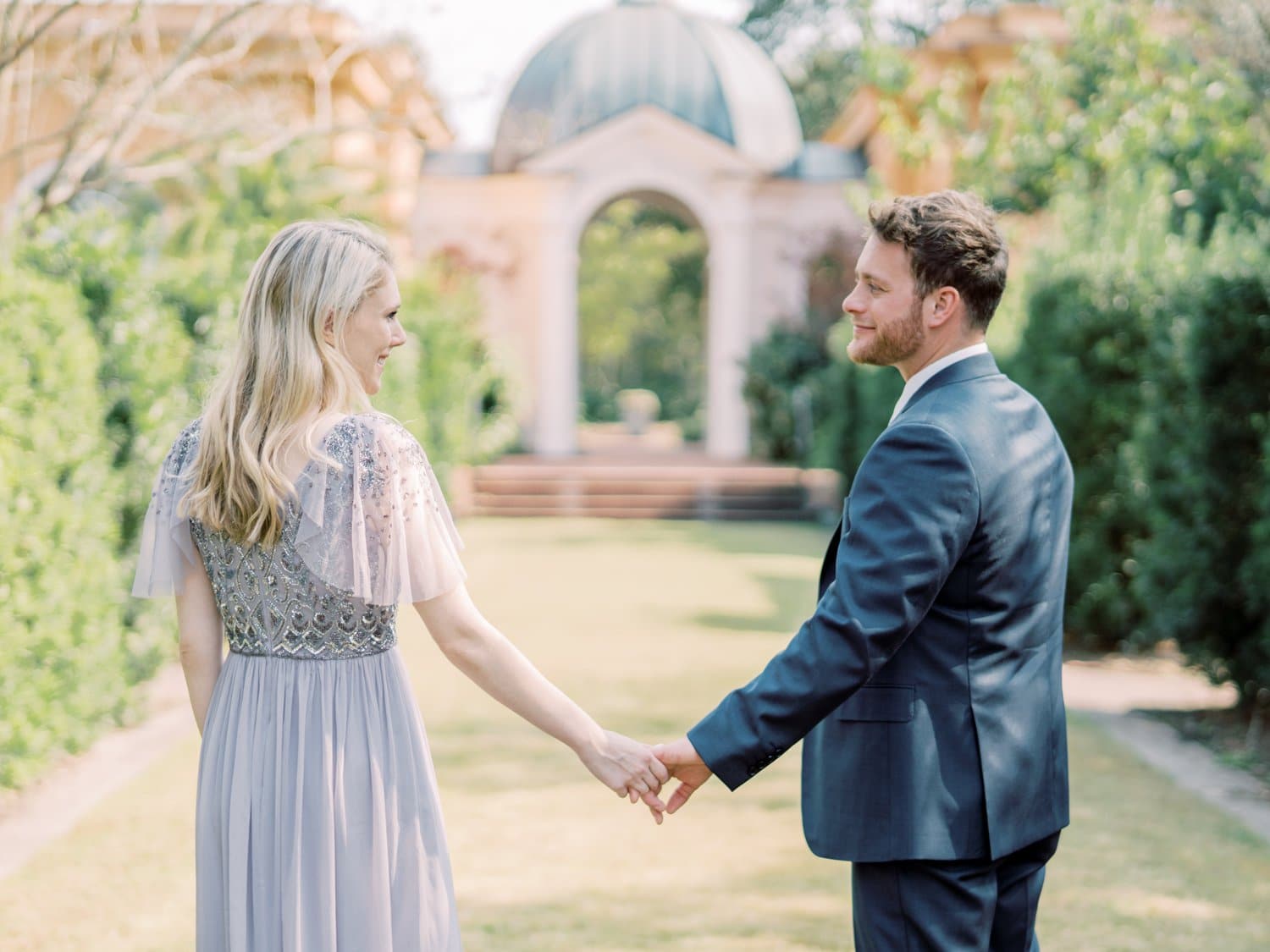 new orleans botanical garden engagement session