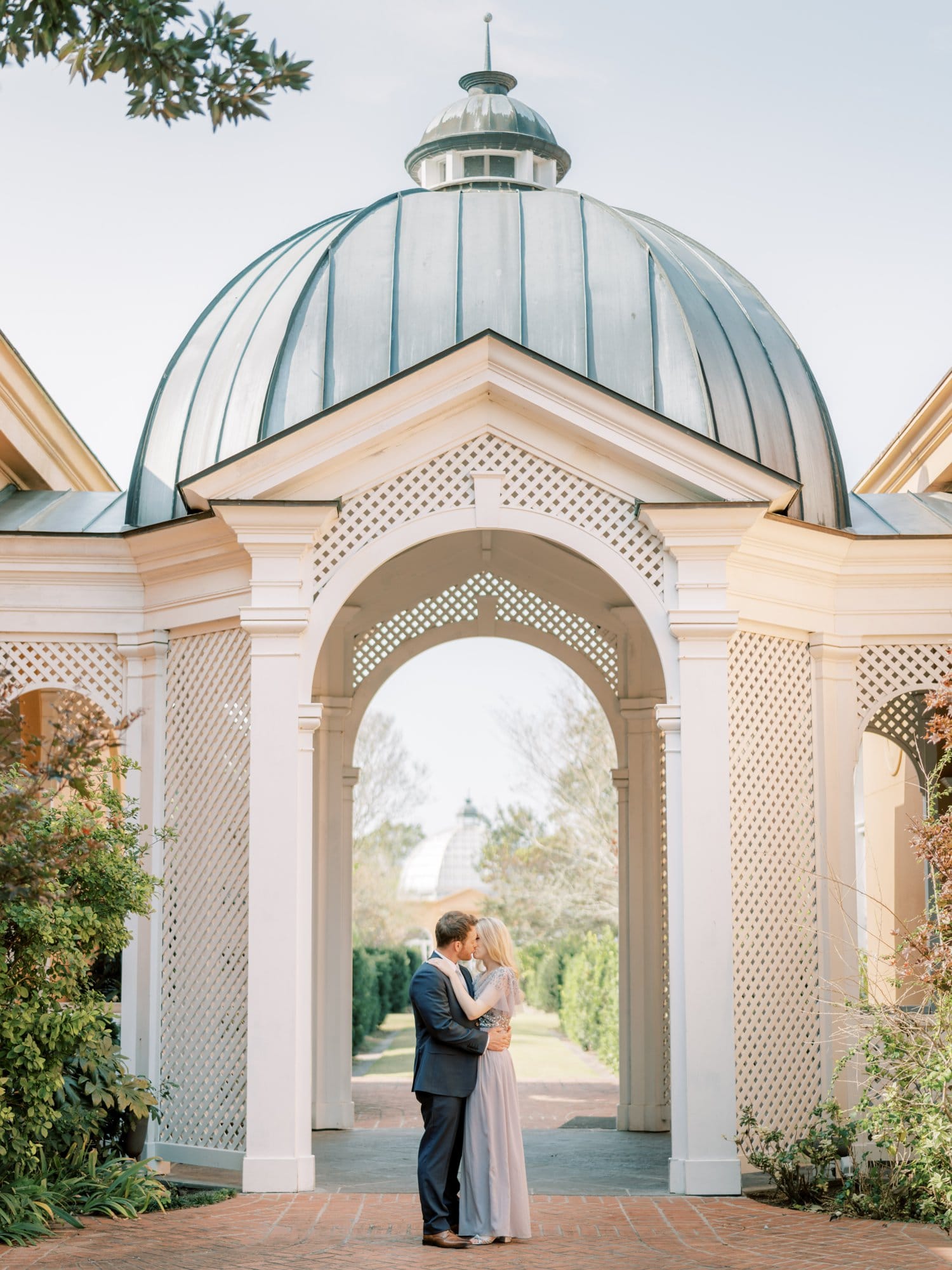 new orleans botanical garden engagement session