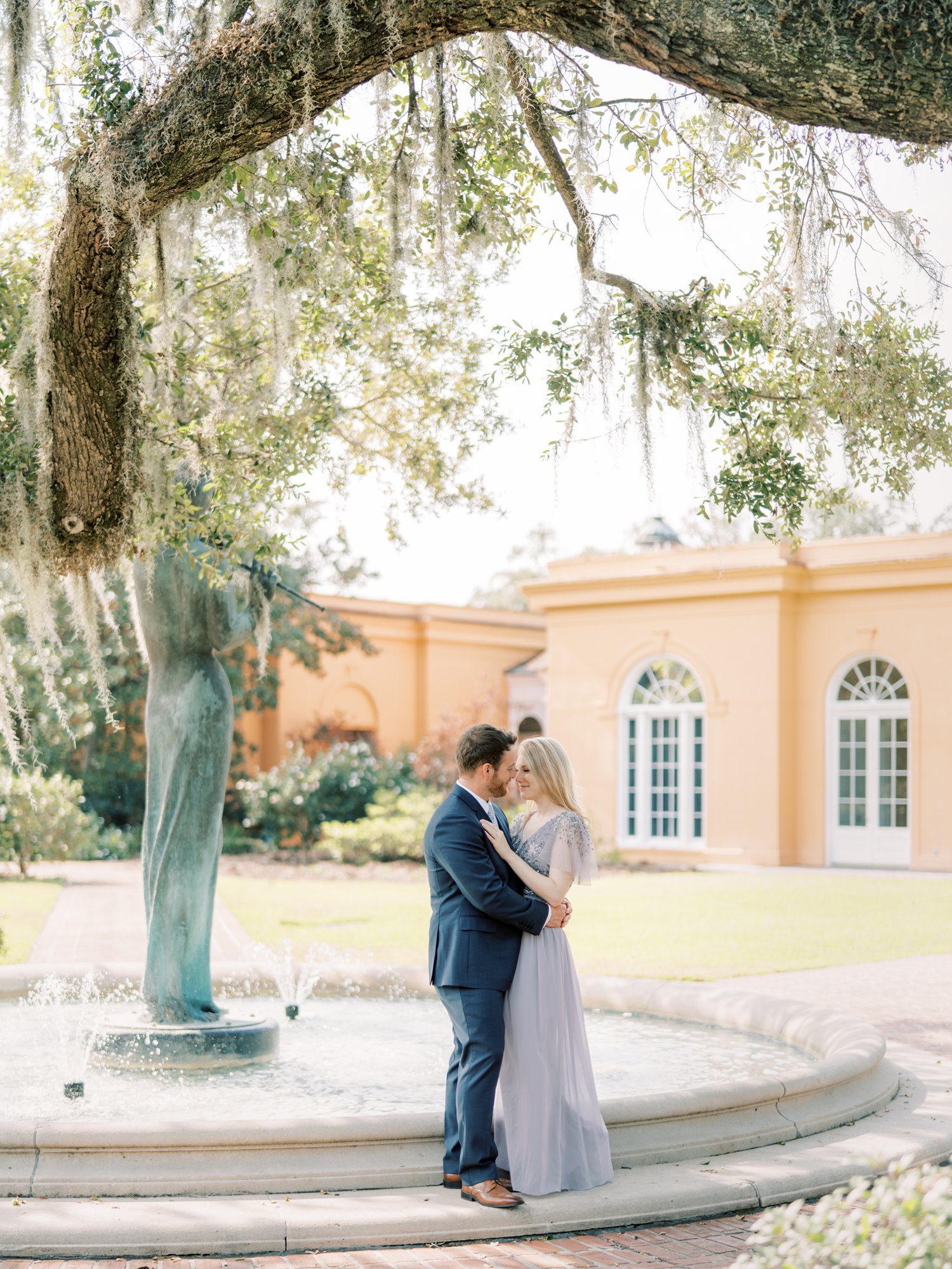 new orleans botanical garden engagement session