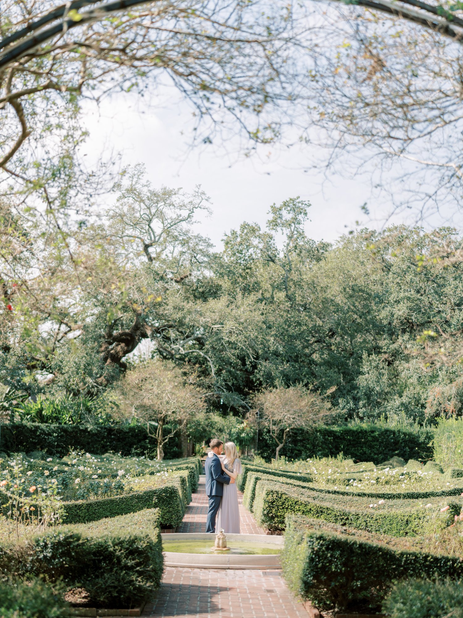 new orleans botanical garden engagement session