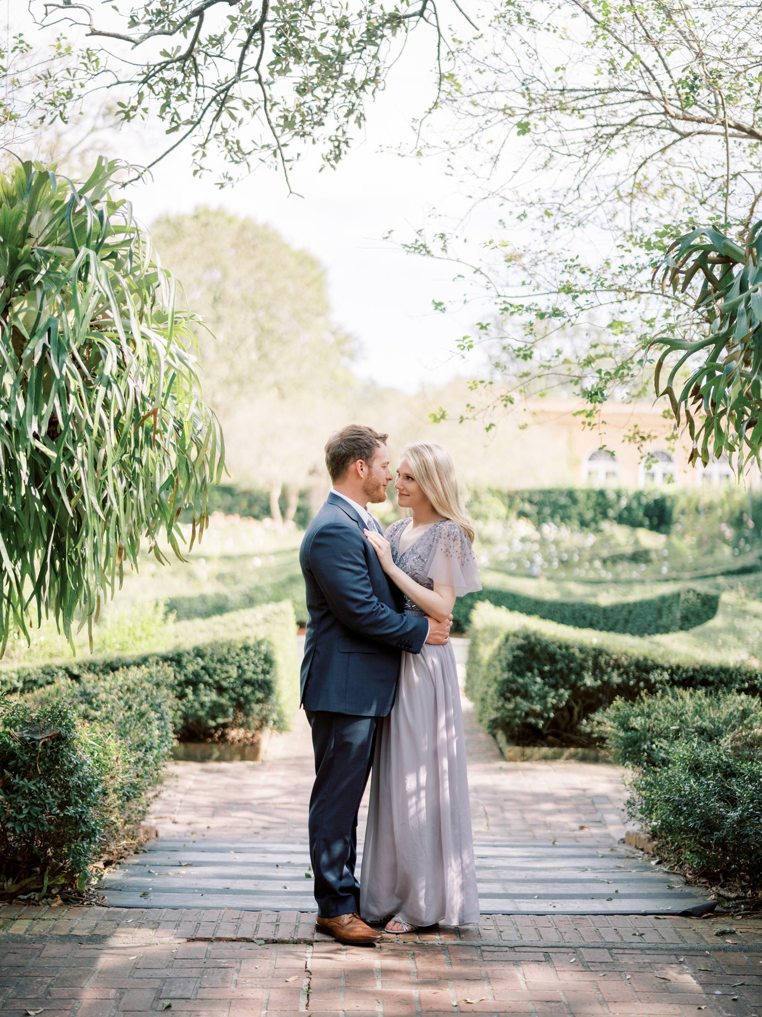 new orleans botanical garden engagement session
