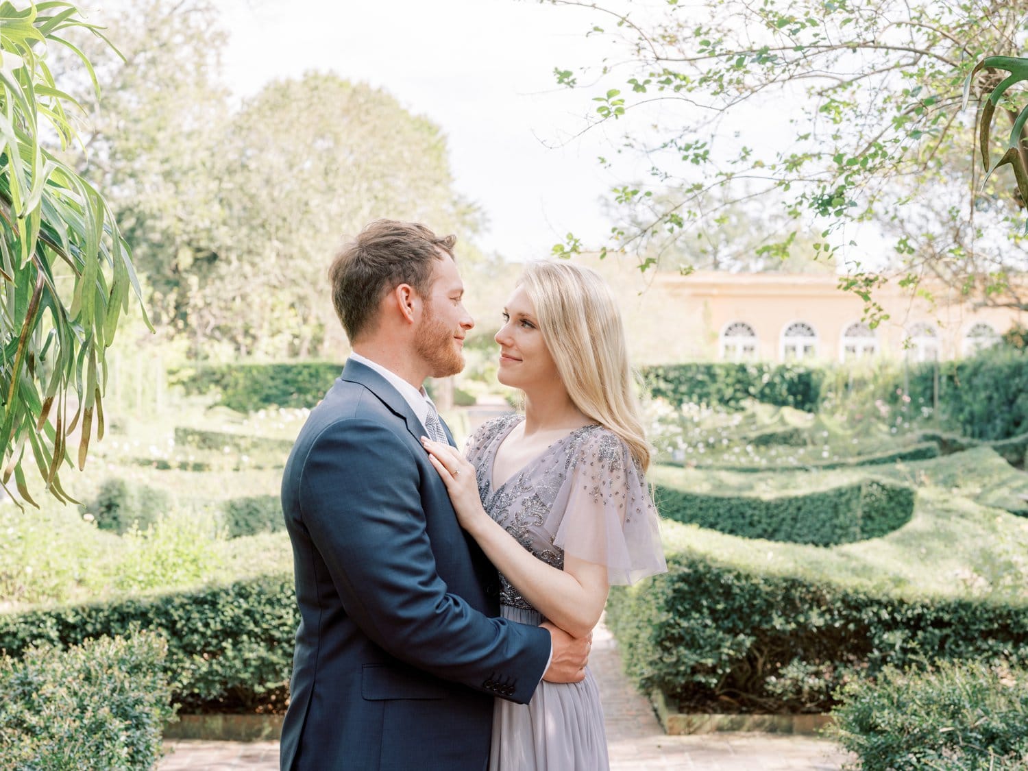 new orleans botanical garden engagement session